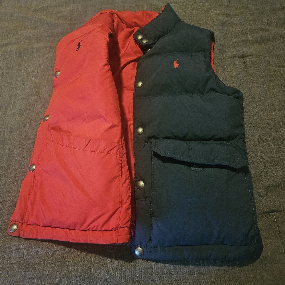 Polo by Ralph Lauren Kids Navy and Red Vest - Picture 5 of 8